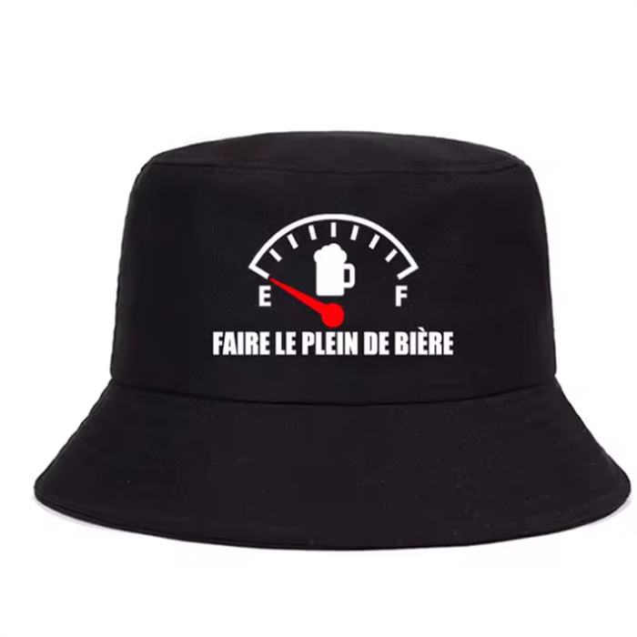 Bucket Hat Faires Le Pleins De Bieres Anime Unissex Casual Be