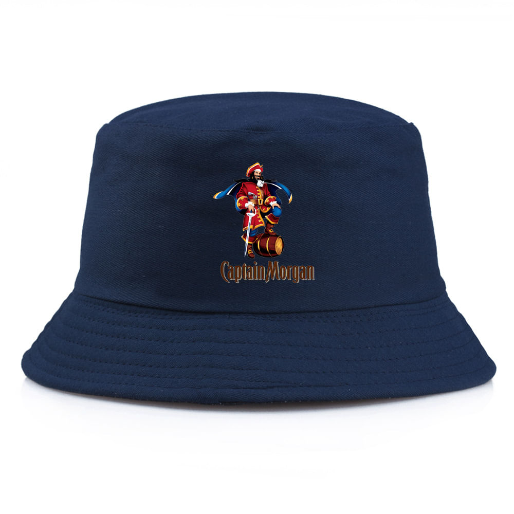 Bucket Hat Captains Morgans Anime, Pescador De Praia Unissex