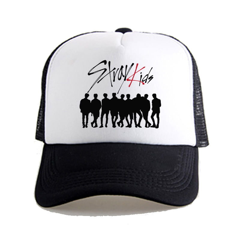 Boné De Beisebol Stray Kids Anime Para Crianças 56-58 Cm Ajustável