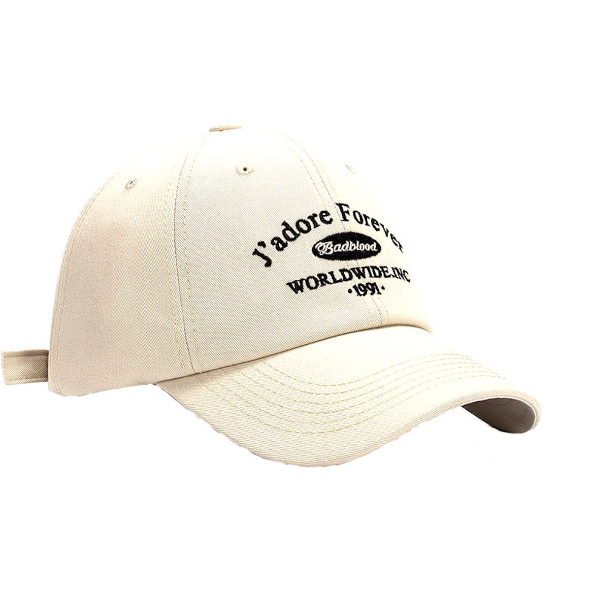 Boné De Beisebol J'adore Forever Embr Para Homens E Mulheres