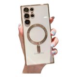 Capa Samsung Magsafe Transparente: Proteção To - Rosa A16 5g