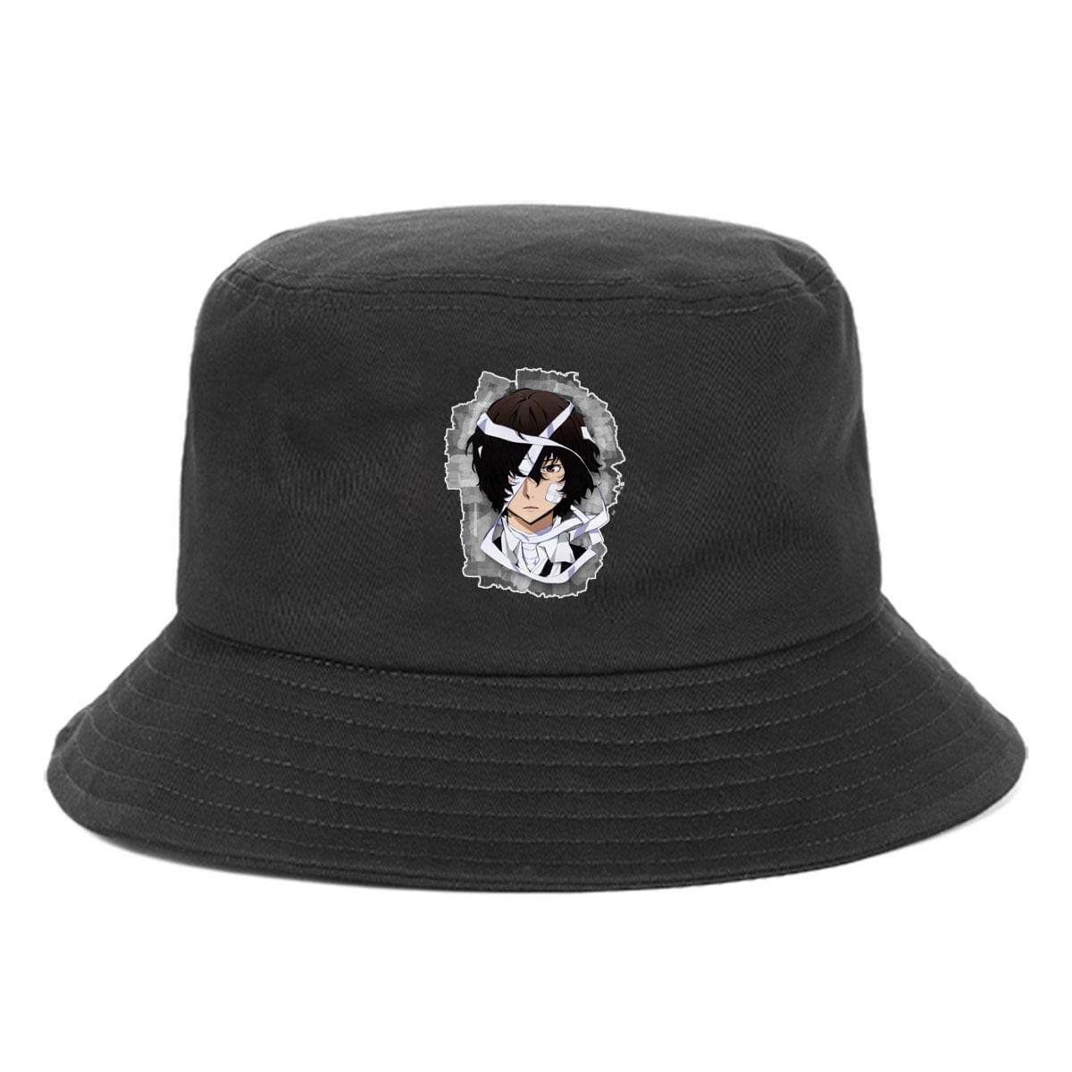 Bucket Hat Bungos Strays Dogs Anime Unissex Beach Fish 56-58 Cm