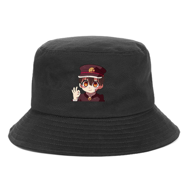 Bucket Hat Bounds Hanakos Kuns Anime Unissex Casual B