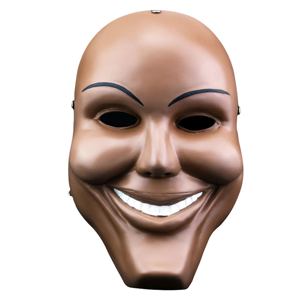 Máscara De Halloween Purgess Smiling Face Cosplay Creepy Resin