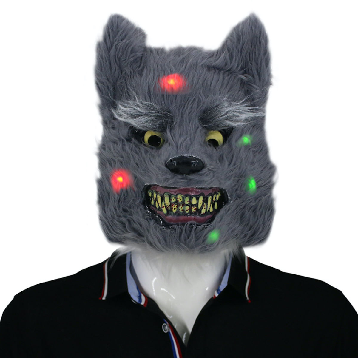 Mask Glowing Rabbit Masquerade Animal Headgear Halloween