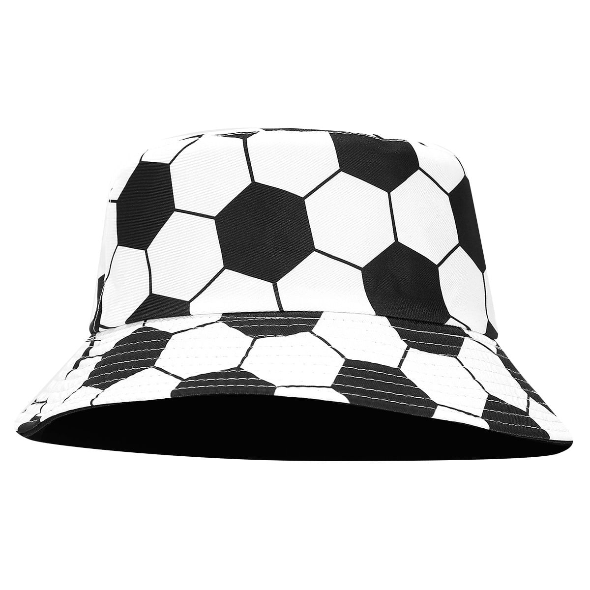 Bucket Hat Anime Footballs Unissex Casual Beach Fisherman's S