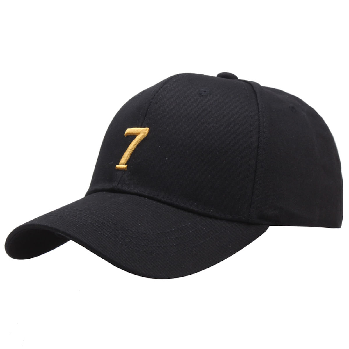 Boné De Beisebol Cr7s Black Hat Para Homens E Mulheres
