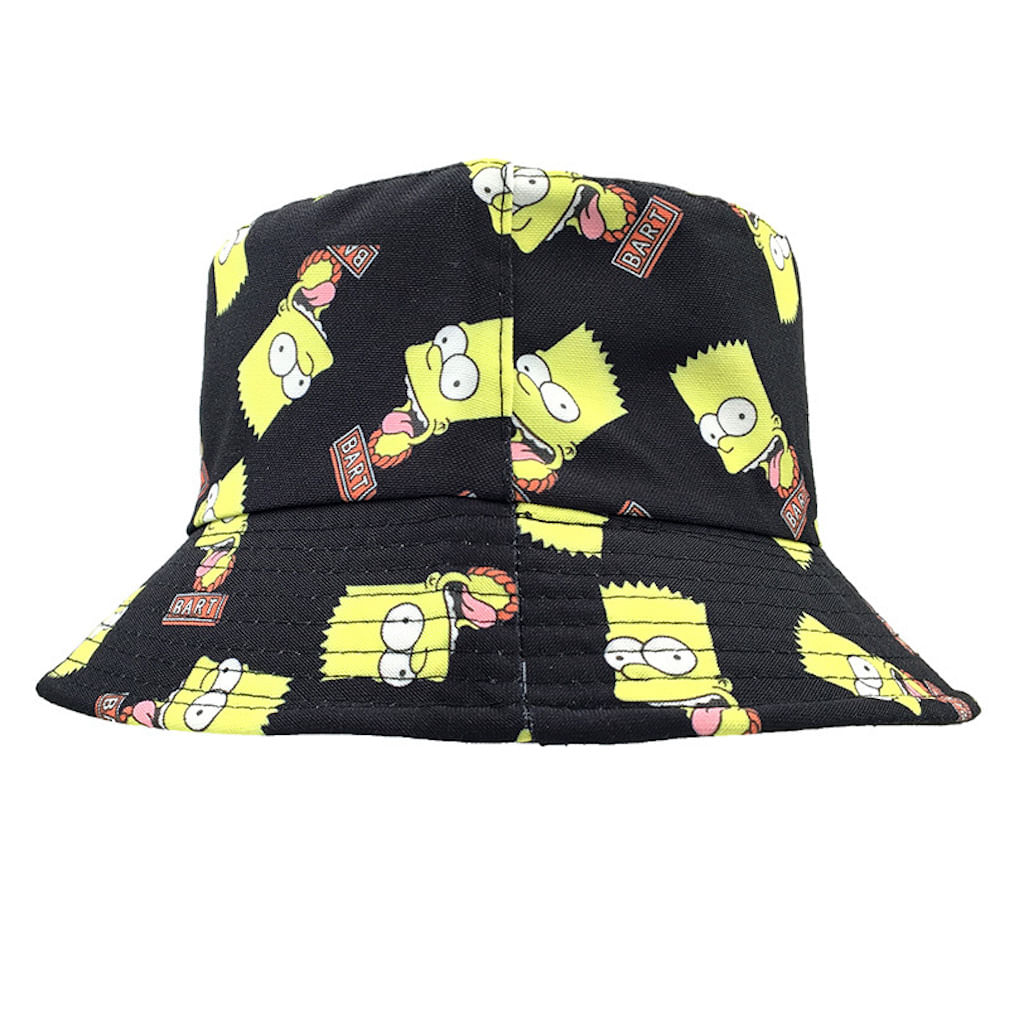 Bucket Hat Simpsonss, Chapéu De Sol Unissex De 58 Cm De Algodão Para Mulheres E Homens