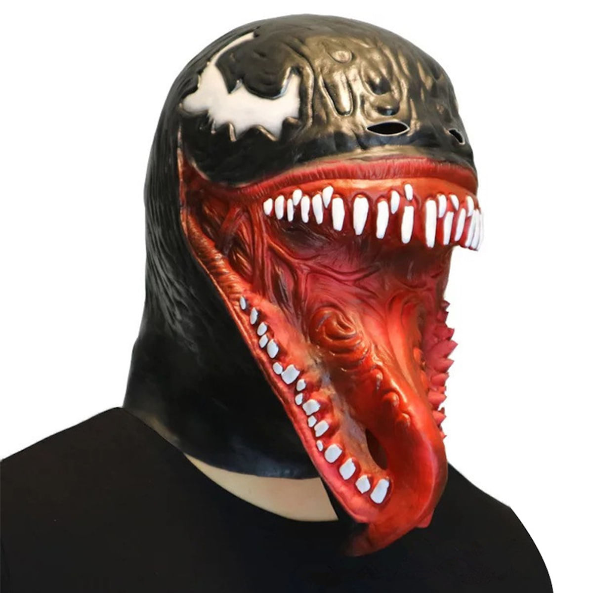 Capacete De Festa Mask Venoms Full Face Latex Scary Cosplay