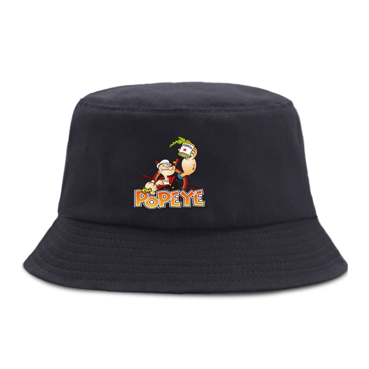 Bucket Hat Popeyes Anime Unissex Casual Beach Sun 58-60 Cm