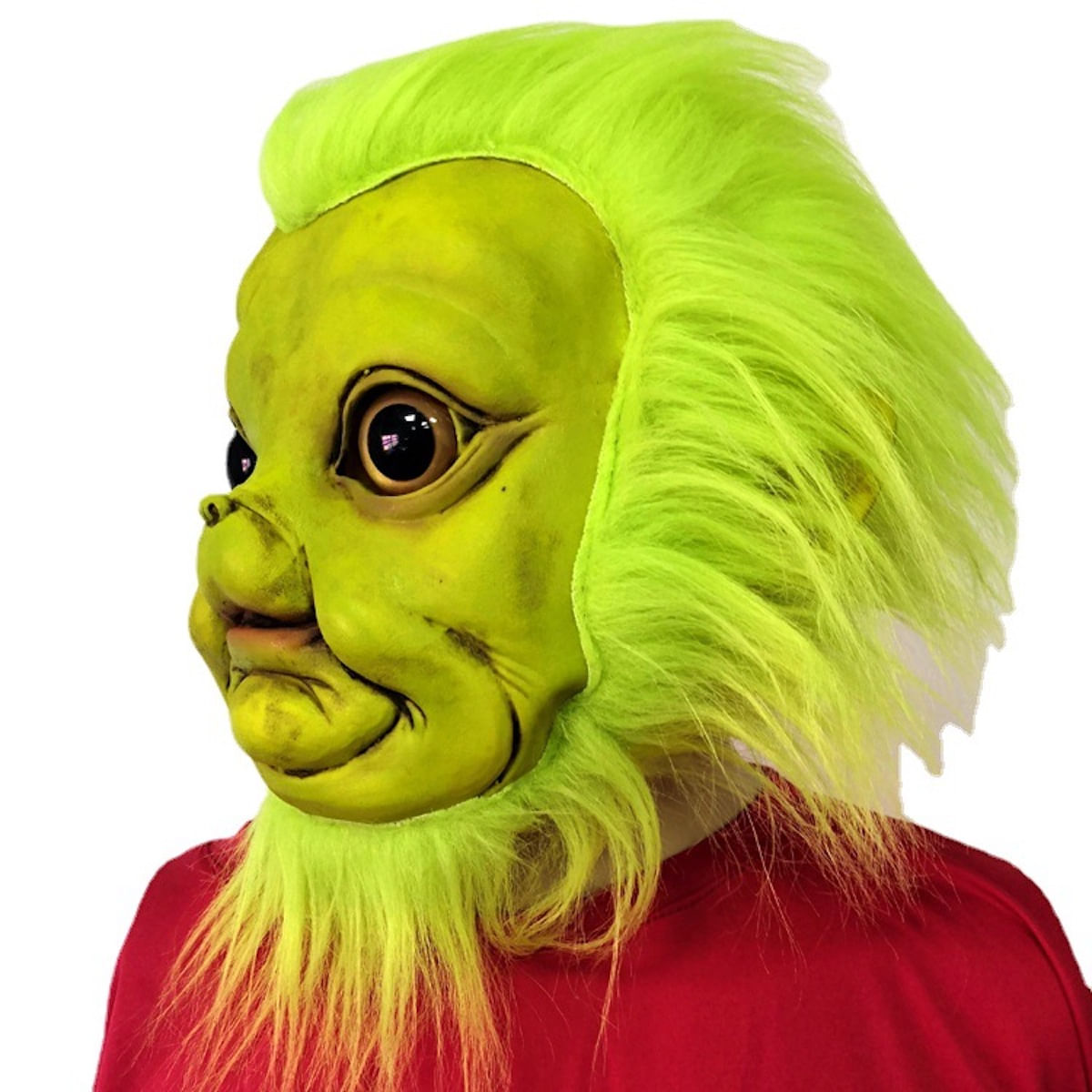 Máscara De Cosplay Grinch Halloween Carnival Easter Latex Tamanho Único