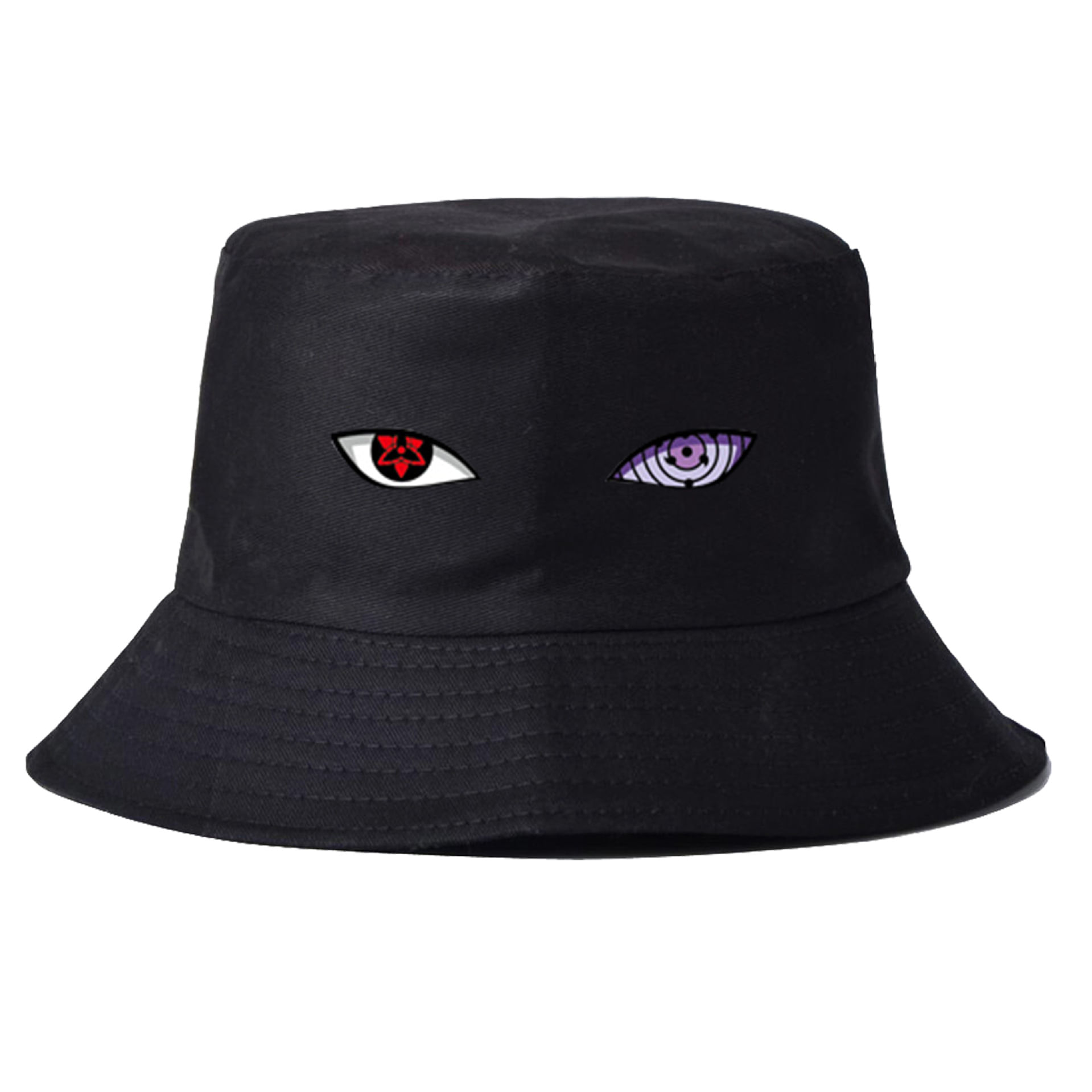 Bucket Hat Sharingans Anime Unissex Beach Fishing 56-58cm