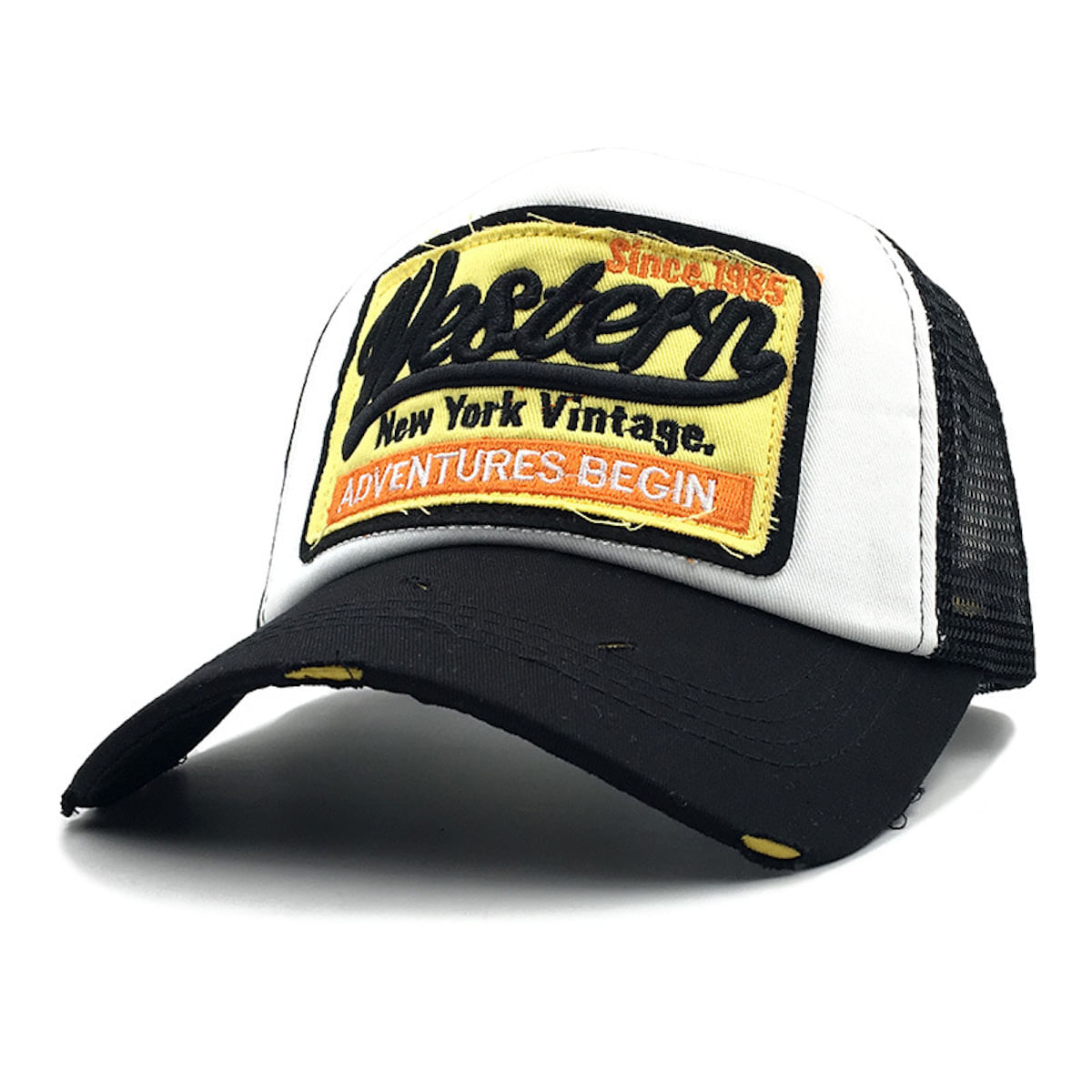 Boné De Beisebol Westerns New York Vintage Anime Snapback