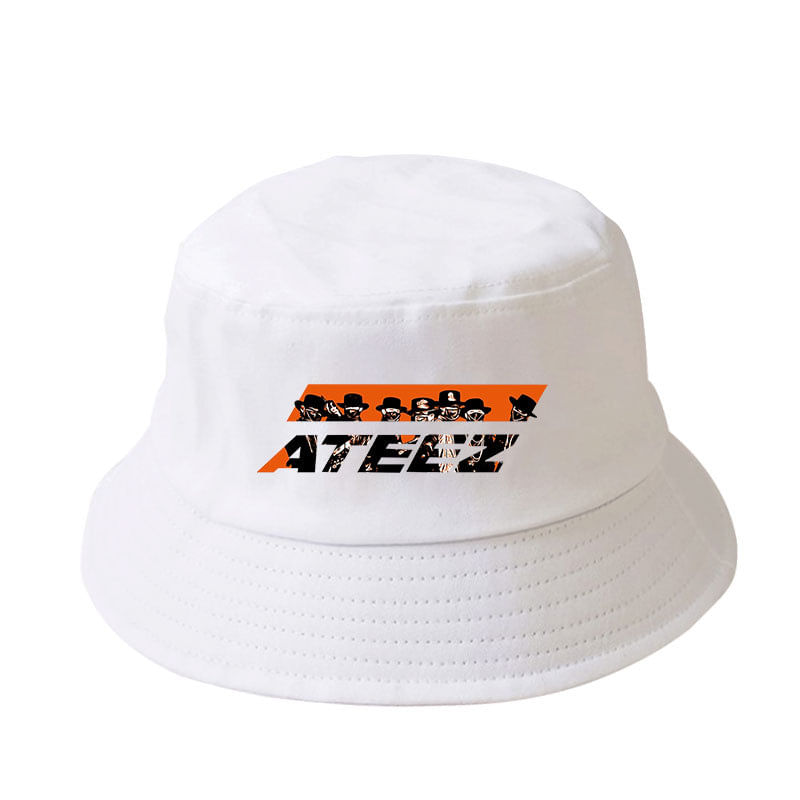 Bucket Hat Ateezs Anime Unissex Casual Beach Sun 56-58 Cm