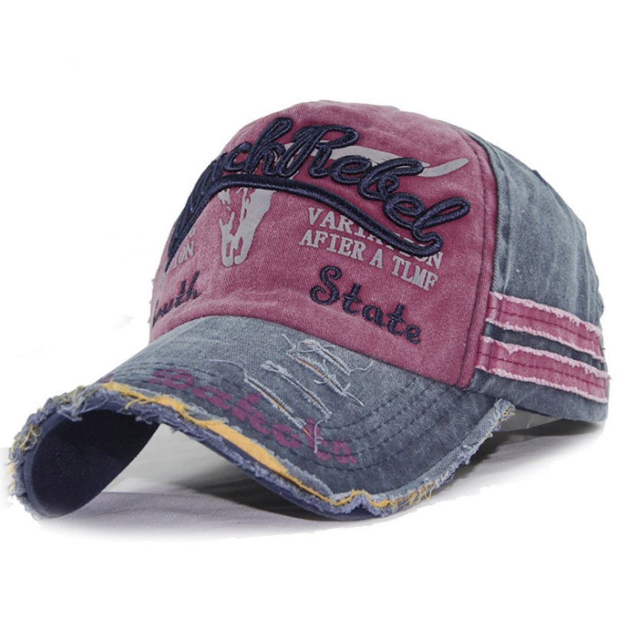 Boné De Beisebol Anime Hat State Denim Para Homens E Mulheres