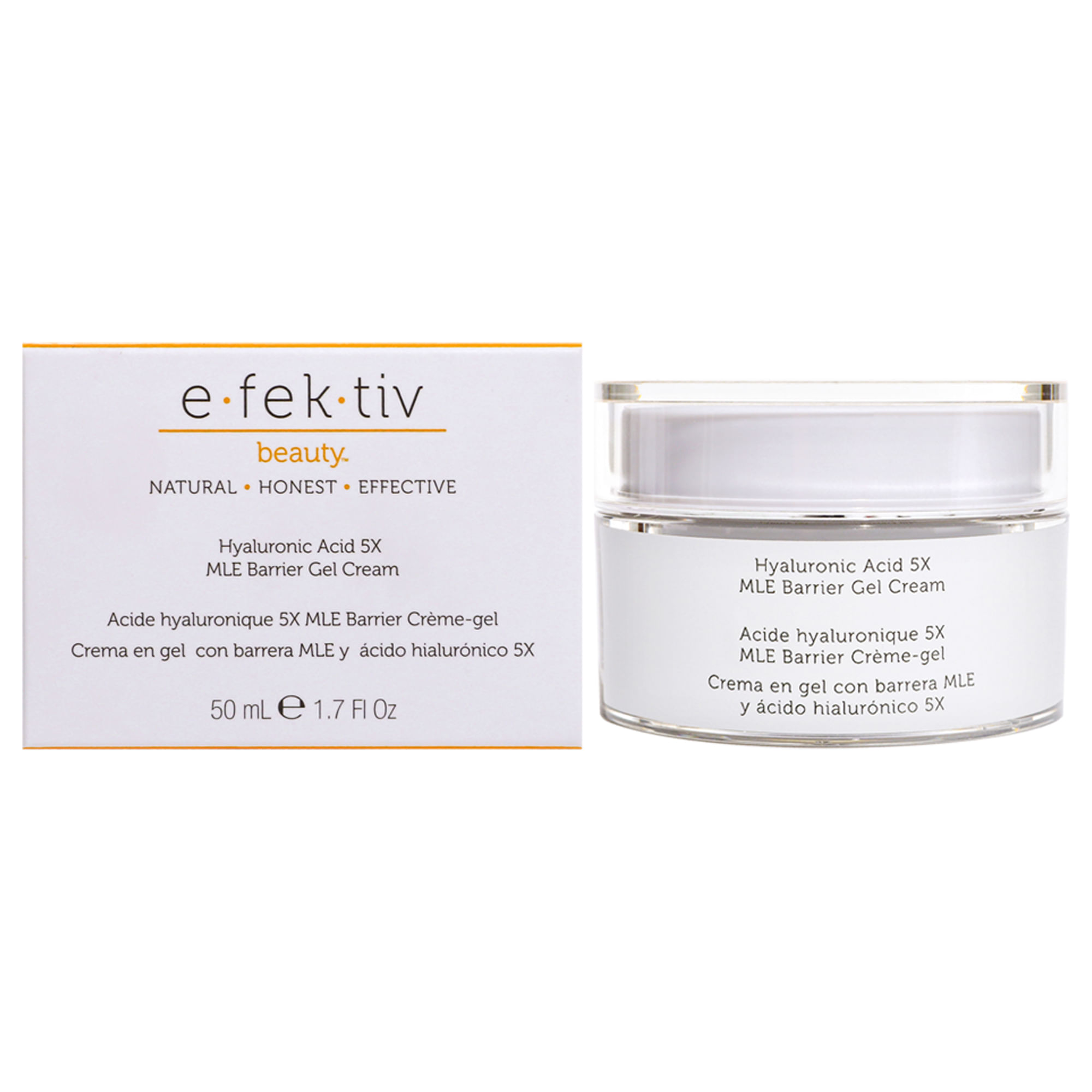 Creme De Gel Hidratante E.fek.tiv Hyaluronic 5x Barrier 50ml