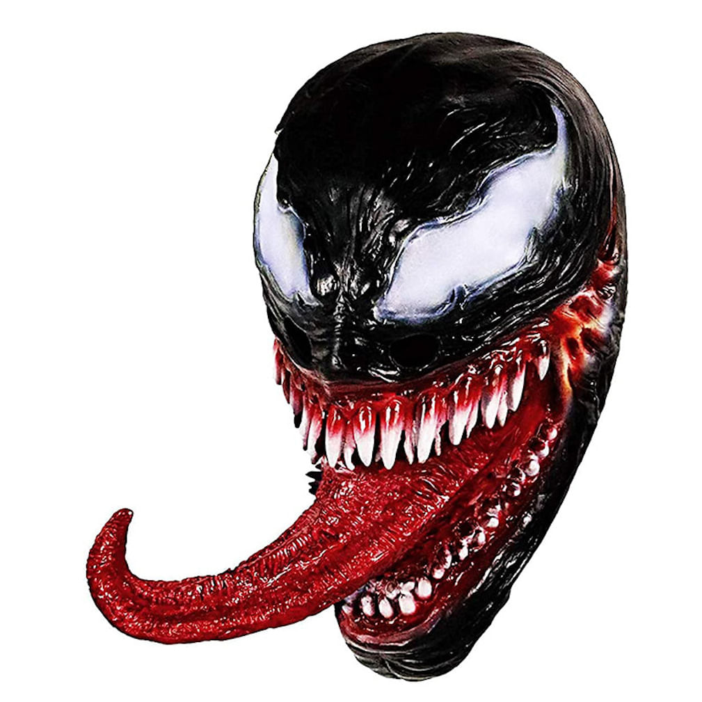Máscara De Halloween Venoms Cosplay Creepy Headgear Masquerade