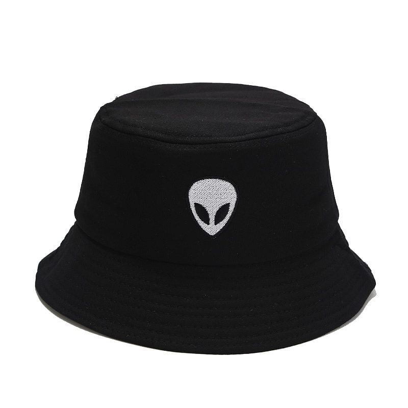 Bucket Hat Aliens Anime Unissex Casual Beach Sun 56-58 Cm