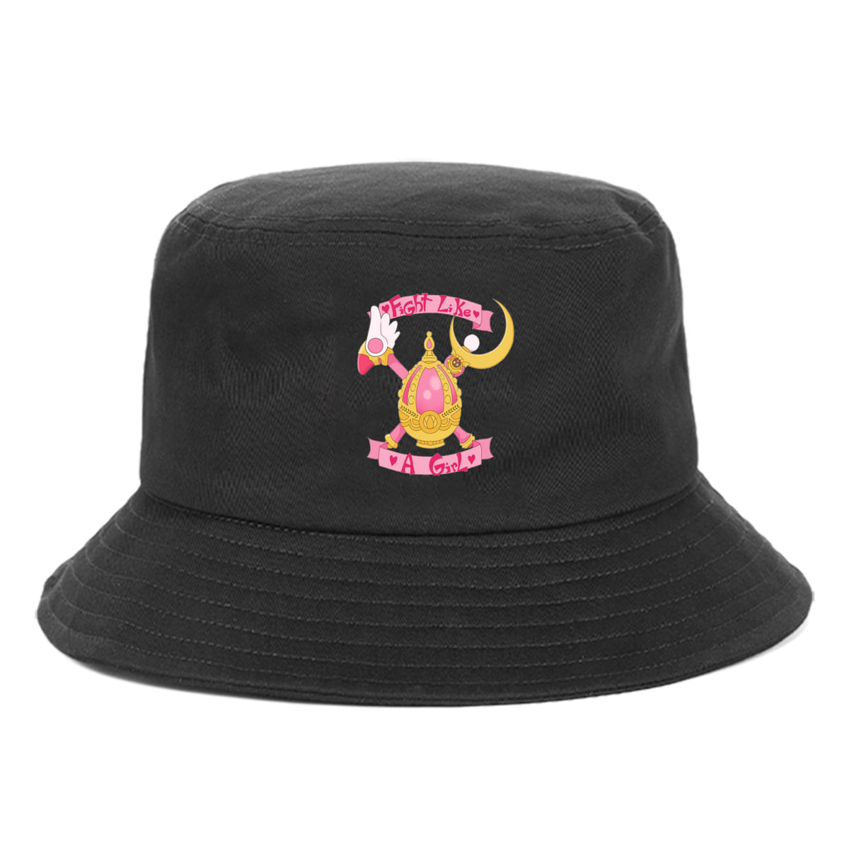 Bucket Hat Cards Captors Sakura Anime Unissex 56-58 Cm