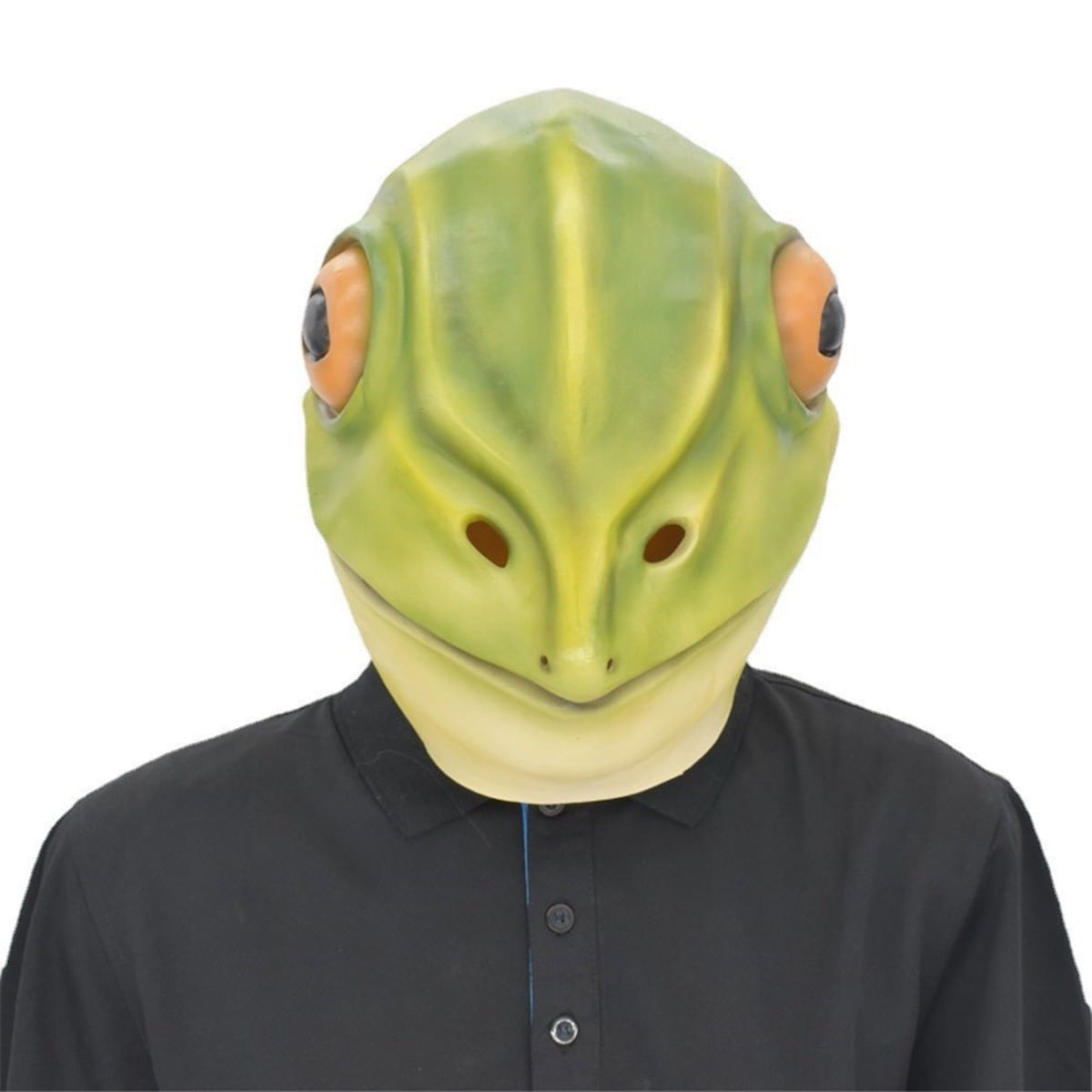 Mask Devil Frog Headgear, Traje De Cosplay Facial De Látex