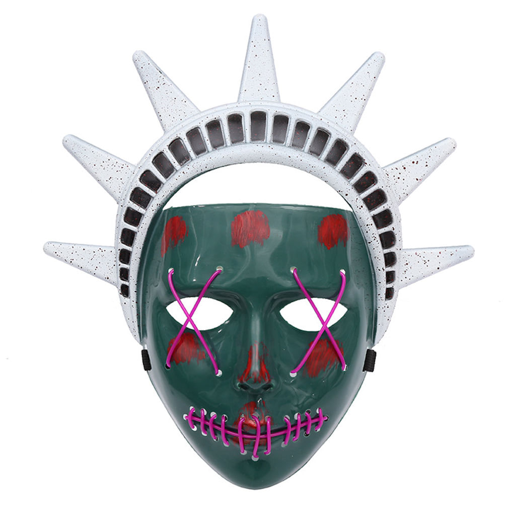 Máscara De Halloween Lady Liberty Horror Cosplay Resina 4,2 Kg