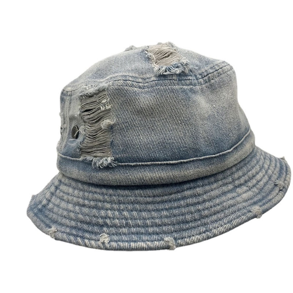 Bucket Hat, Chapéu De Sol Unissex, Lavado Em Jeans, 58-60 Cm, Cowboy
