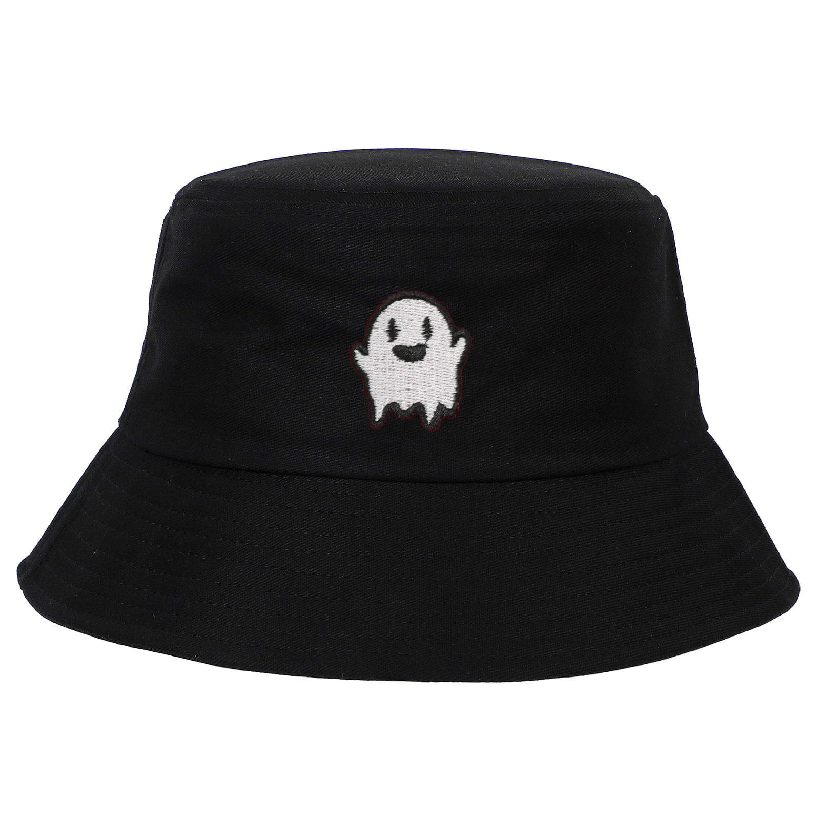 Bucket Hat Ghosts Alien Anime Unissex Beach Fisherman