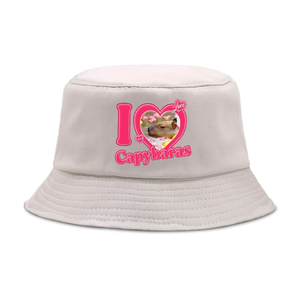 Bucket Hat Capybaras Anime Unissex Casual Beach Fisherman's S