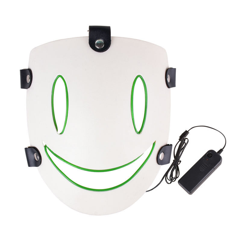 Máscara De Cosplay High-rise Invasion Led White Plastic Overhead