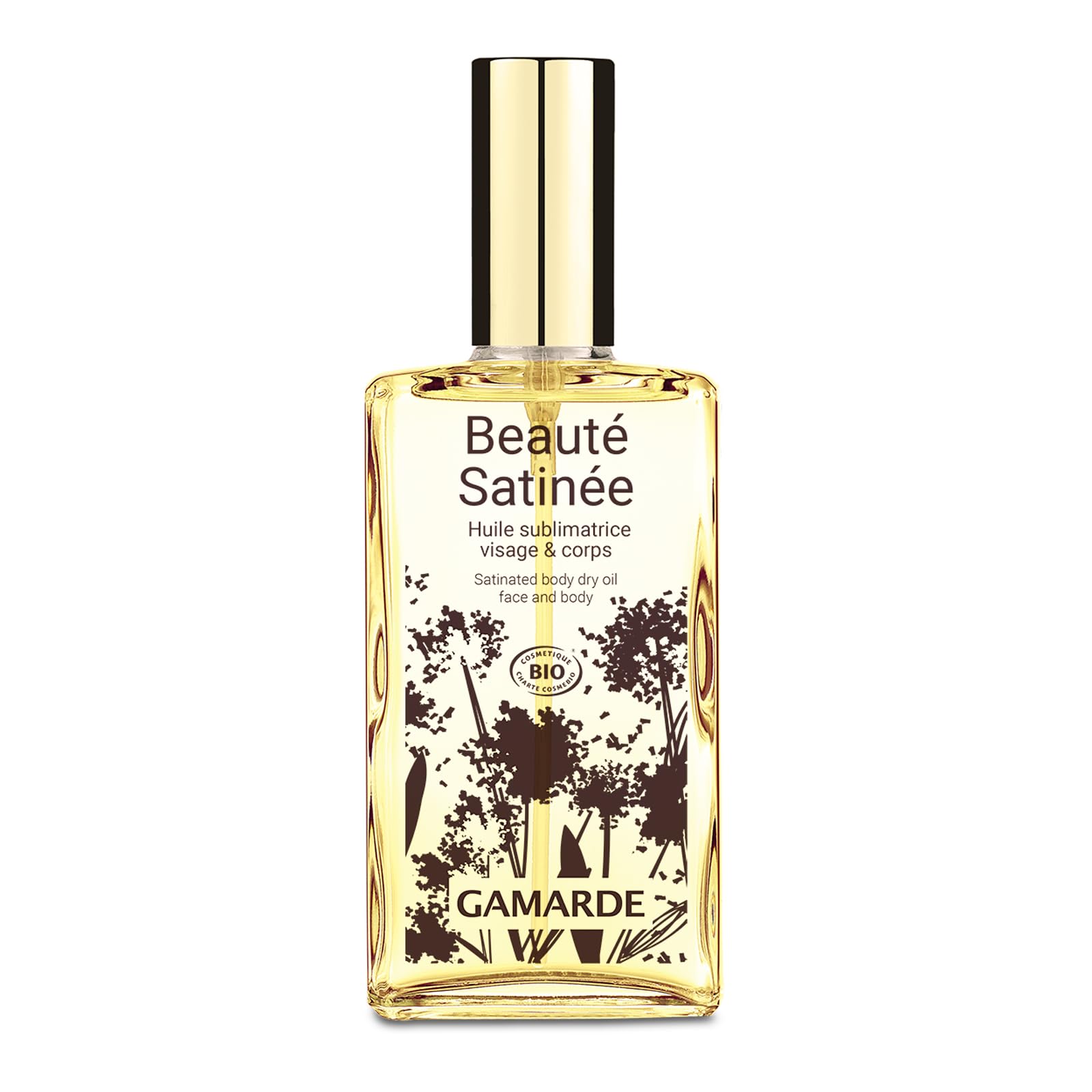 Aceite Corporal Gamarde Satin Beauty Con Vitamina E 100 Ml Para Mujeres