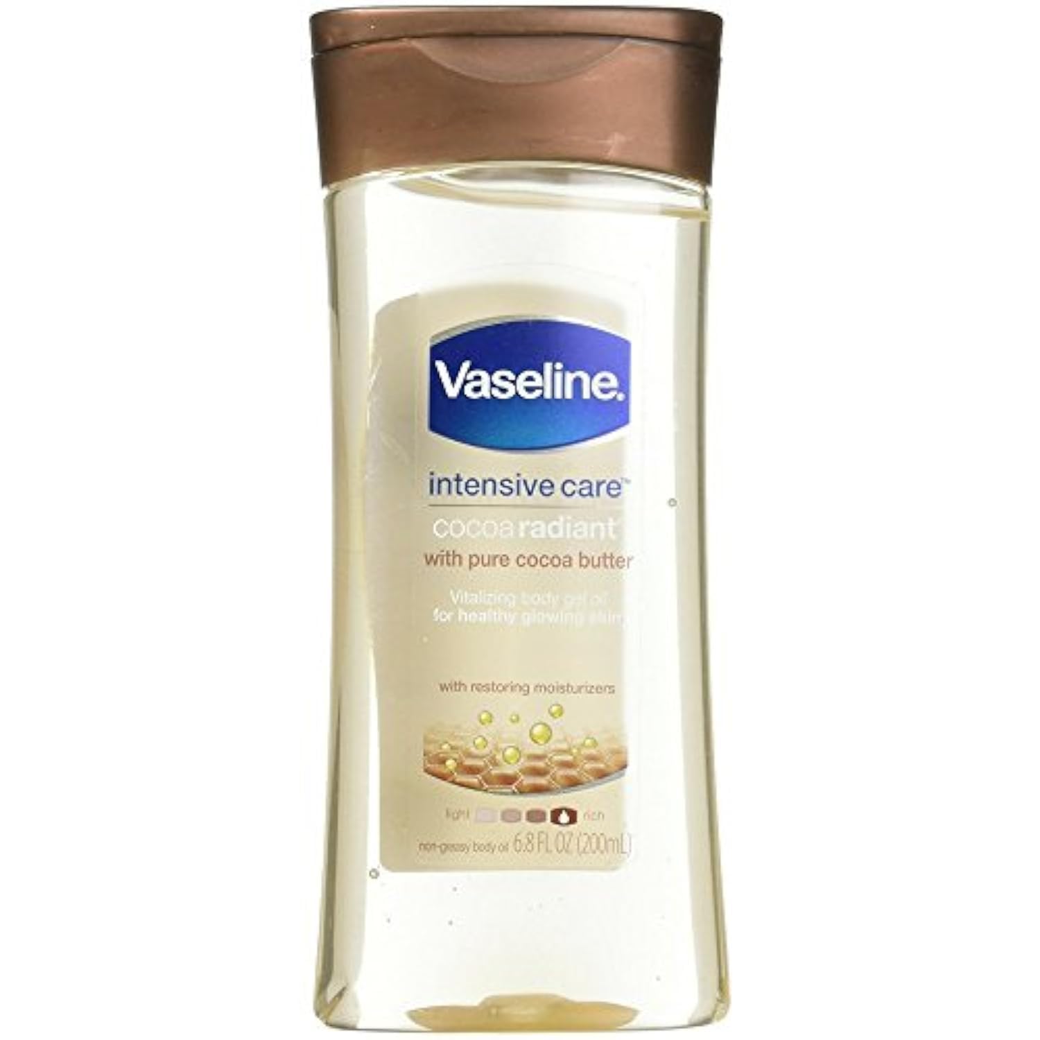 Vaselina Intensive Care Gel Aceite Corporal Cacao Radiante 200 Ml