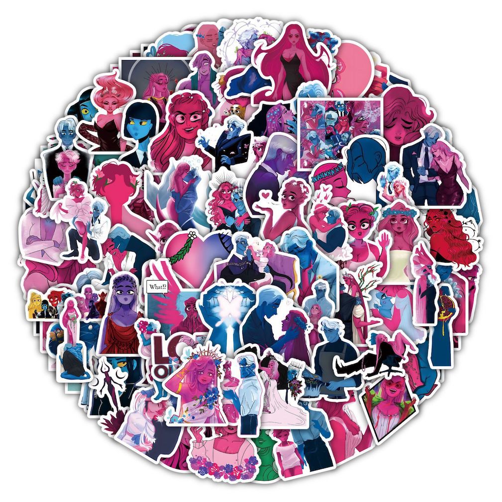 Pacote De Adesivos Olympus Legends Anime 100 Unidades De 5 A 8 Cm