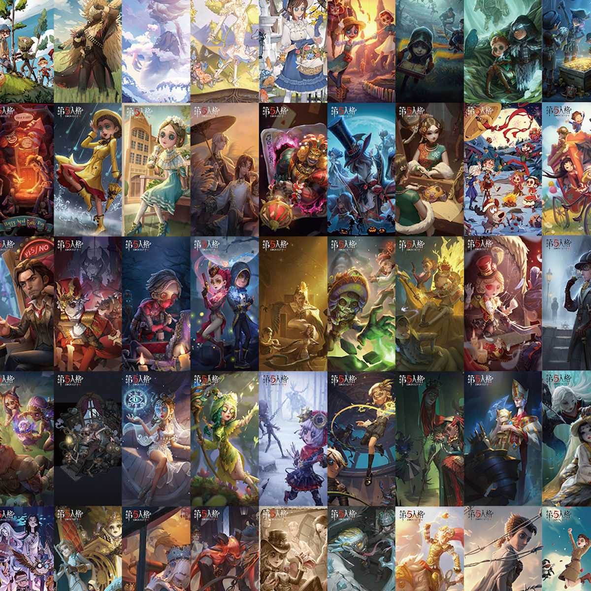 Conjunto De Adesivos Anime Identity Vs Vinyl Cartoon Anime 48 Unidades