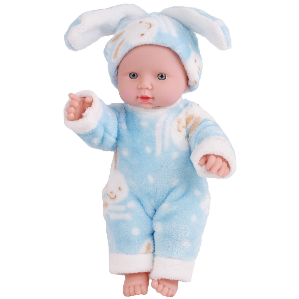Simulation Baby Doll Soft Reborn Figure Toy, Plástico De 30 Cm