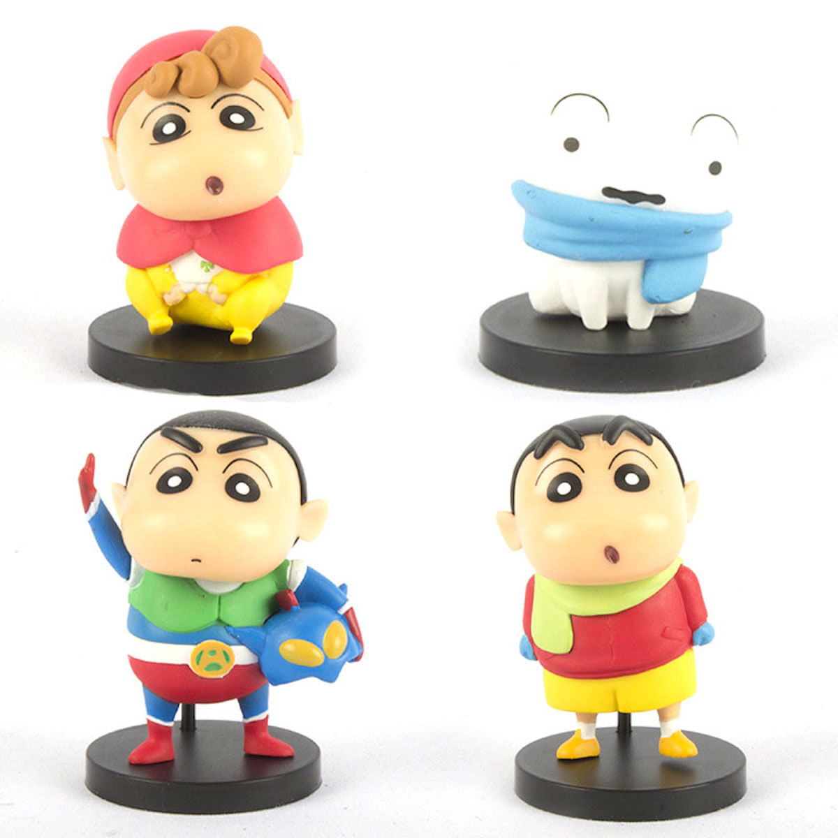 Figure Toy Collectible Crayons Shins Chans Anime X4