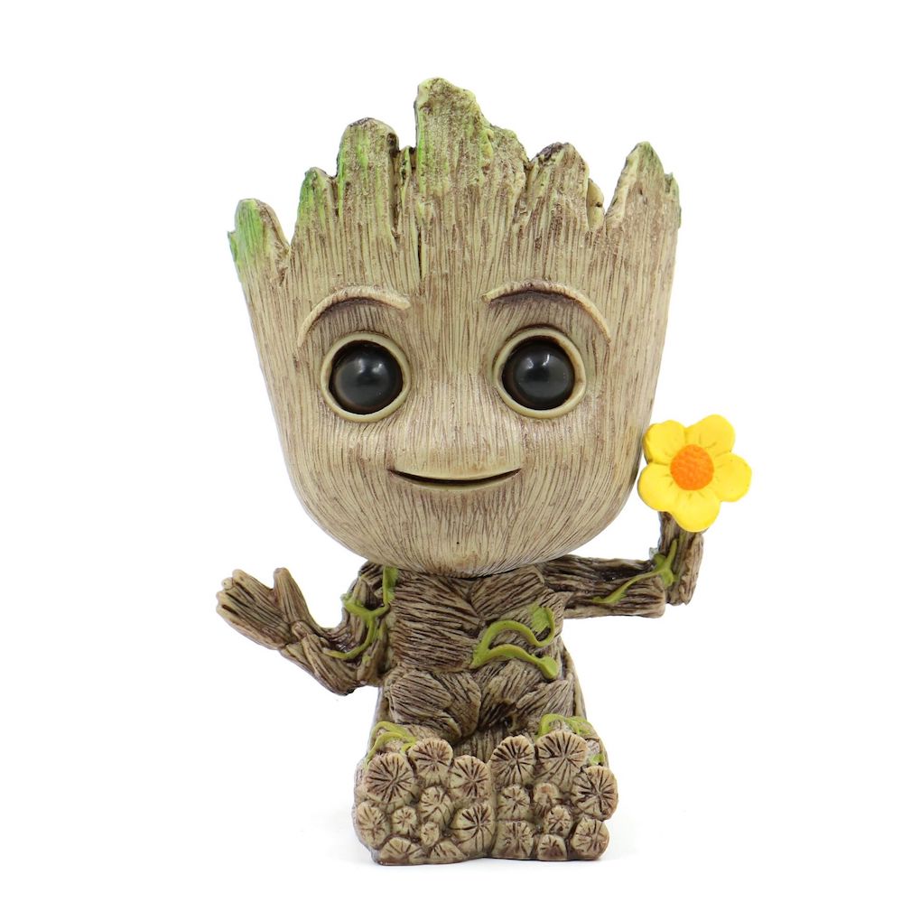 Coleção De Bonecos De Anime Flowerpot Groot Baby Tree