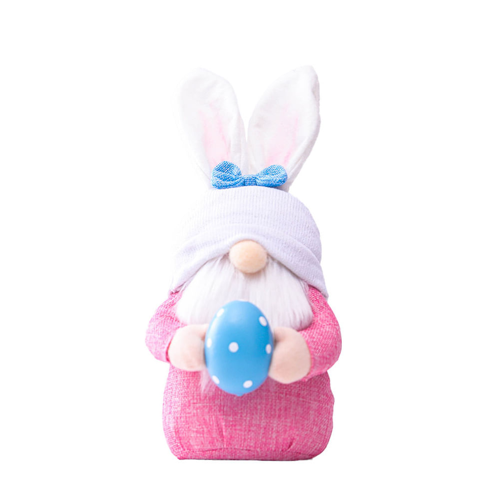 Coleção Figure Toy Anime Easter Rabbit Hugging Egg