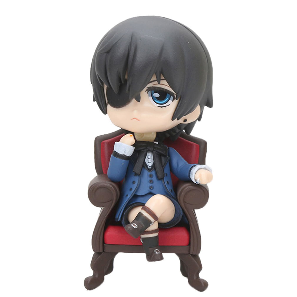 Figura: Mordomos Negros, Sebastian, Governanta 117, Charles Yo, 10cm