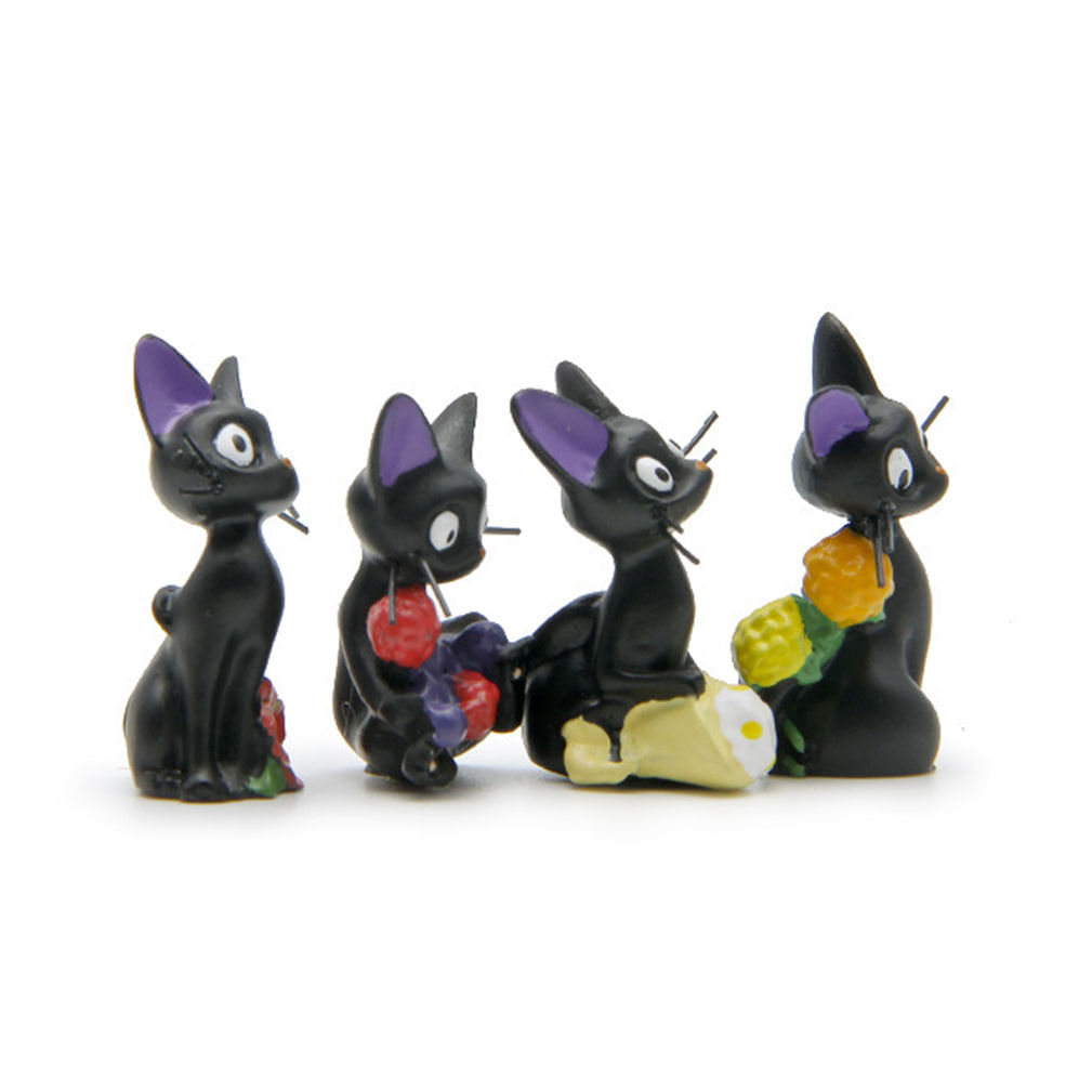 Figure Toy Collection Kiki's Delivery Service Black Cat X4