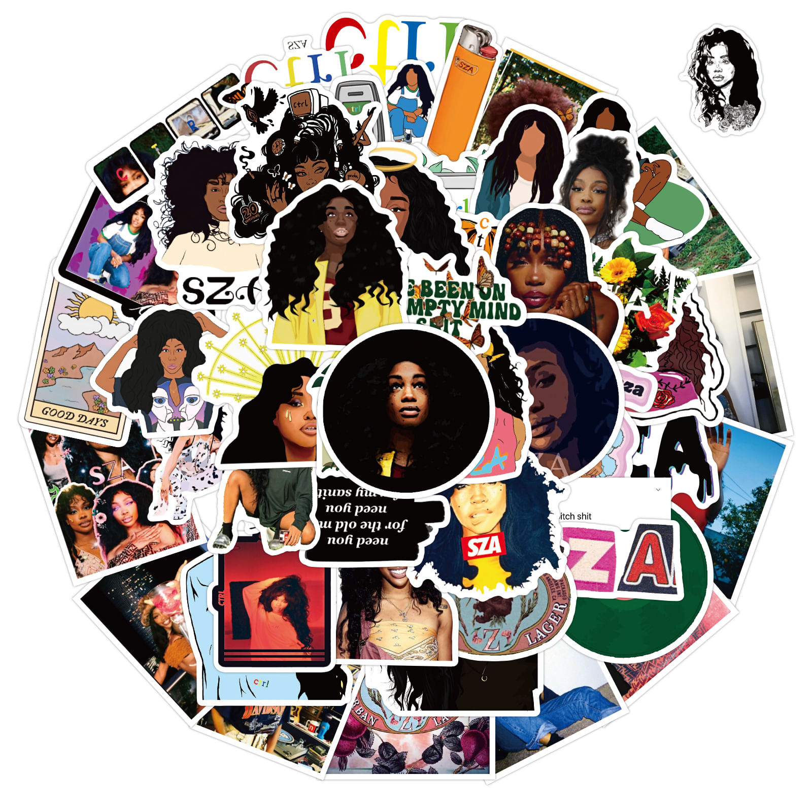 Pacote De Adesivos Amara Chesses Anime, Vinil Impermeável, 50 Unidades