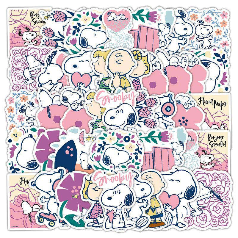 Adesivos Snoopys Waterproof Vinyl Anime 50 Unidades/lote 5-7 Cm D