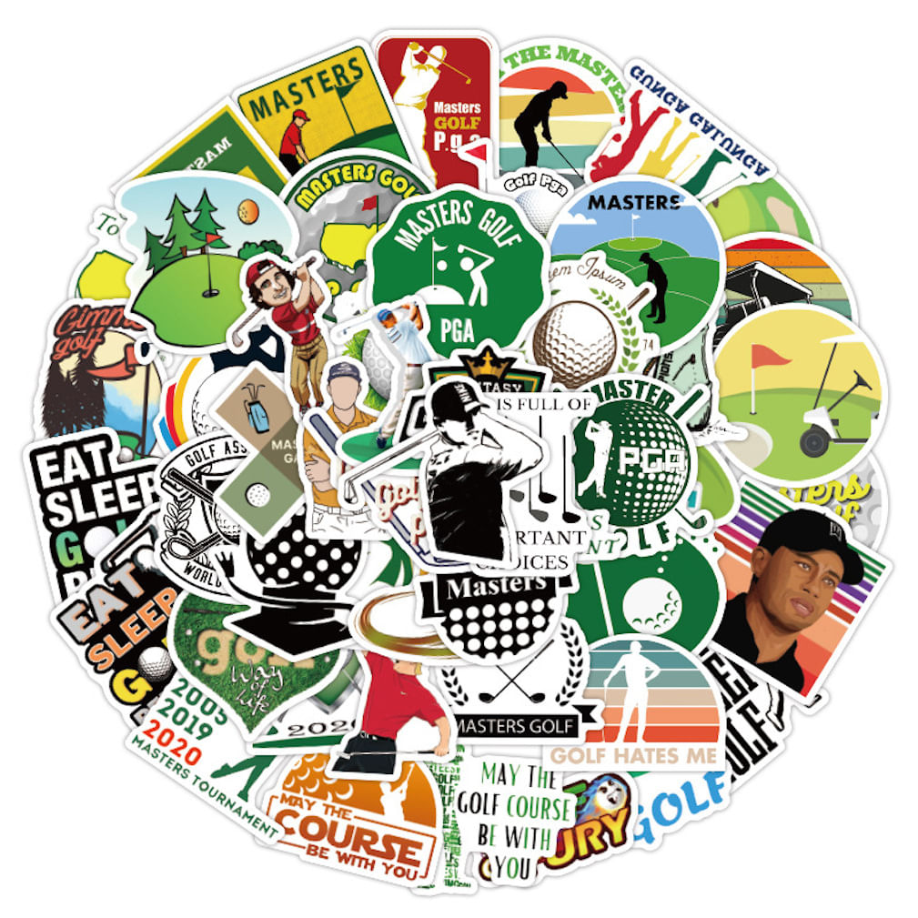 Pacote De Adesivos Golf Master Course Anime 50 Unidades