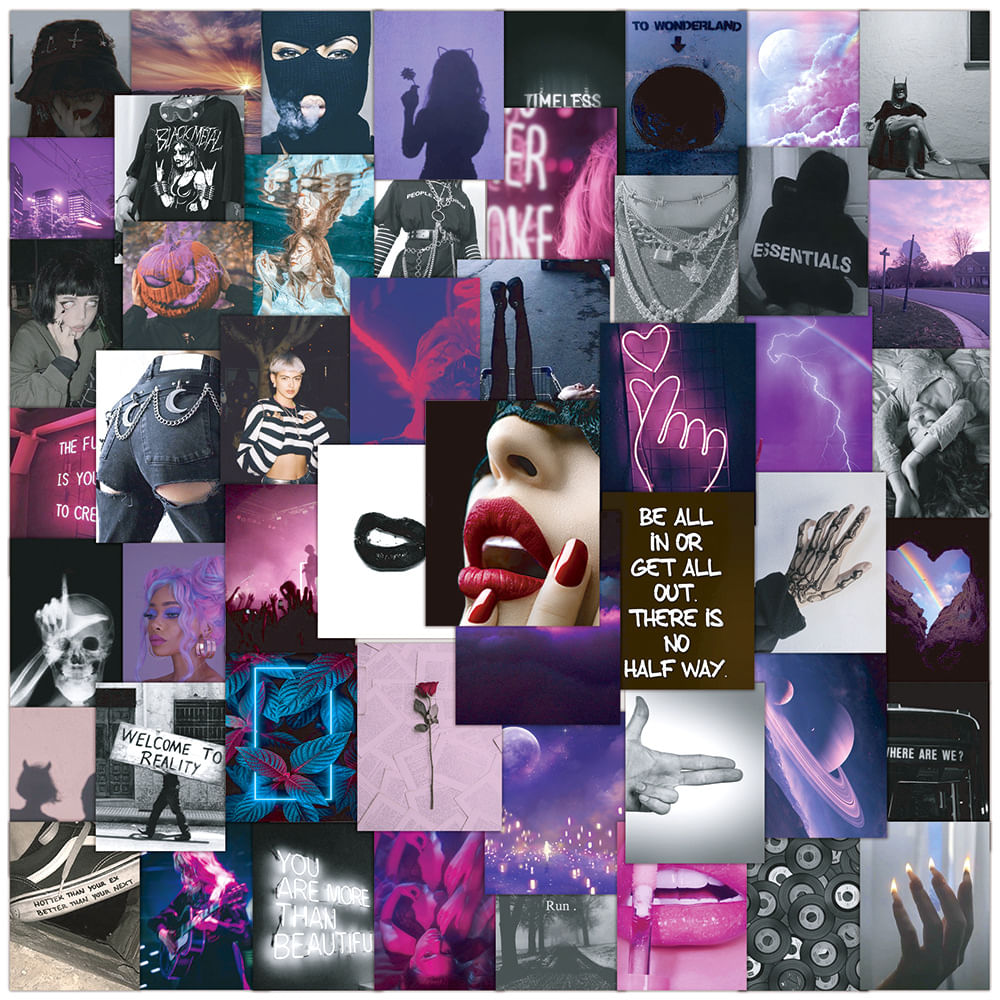 Lote De Adesivos: 50 Peças De Anime De Vinil Impermeável Para Laptop E Muito Mais