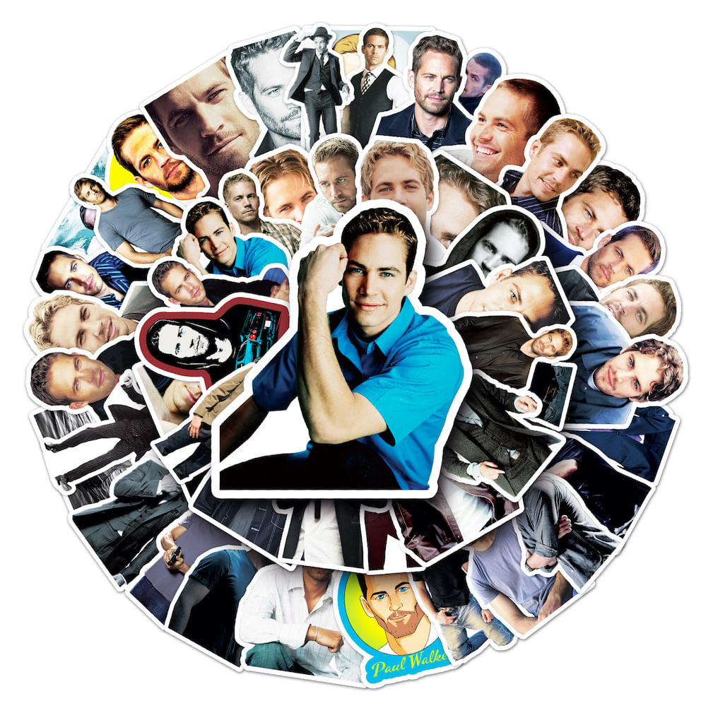 Pacote De Adesivos Pauls Walkers Anime 50 Unidades De 3-8 Cm