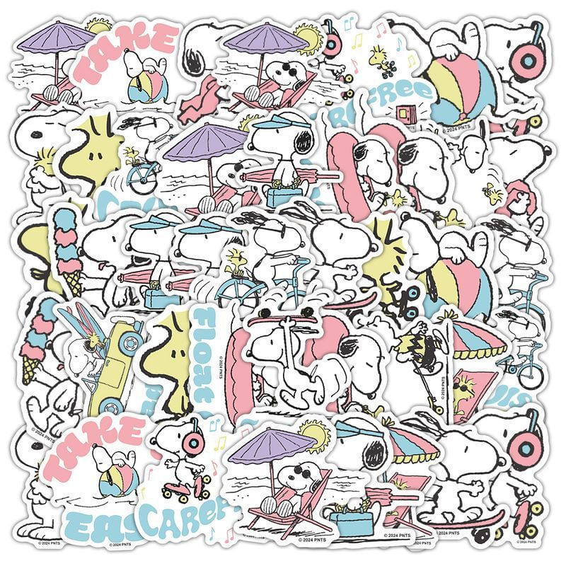 Adesivos Snoopys Waterproof Vinyl Anime 50 Unidades/lote 5-7 Cm D