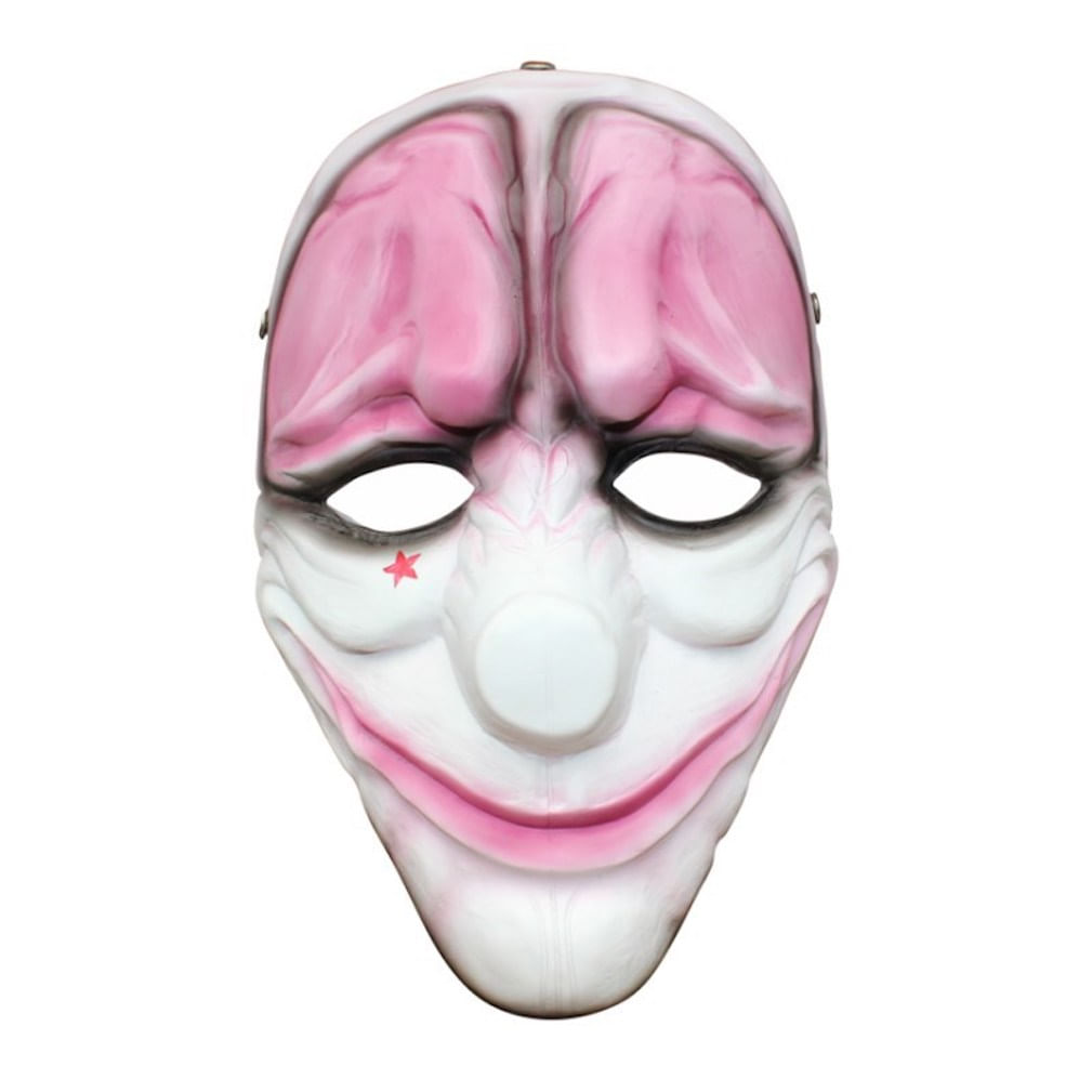 Máscara De Cosplay De Halloween Paydayss Creepy Headgear Resin