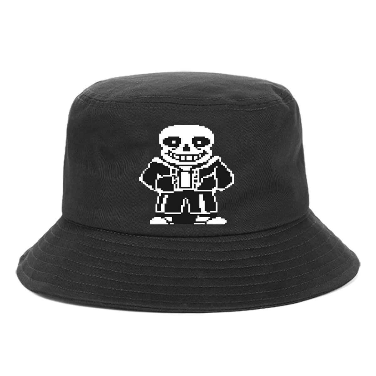 Bucket Hat Undertales Sans Anime Sun Fisherman Hat Algodão