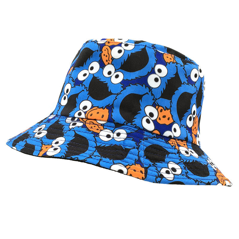 Bucket Hat Anime Cookies, Proteção Solar De Praia Unissex