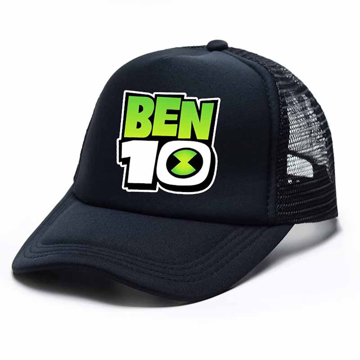 Boné De Beisebol Anime Ben10 Boys Ajustável De Algodão 54-60cm