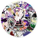Adesivos Witchs Candles Vinil Impermeável Anime 50 Unidades/lote